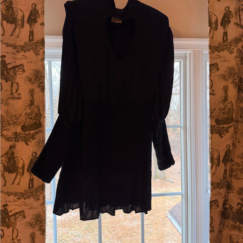 Elegant Black Long Sleeve Dress - Farm Rio